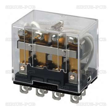 Електромагнитно реле универсално бобина 240VAC 250VAC/10A 4PDT - 4NO+4NC LY4