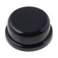 Switch Cap for Tactile Switches-2BRBK; Ø13mm, black