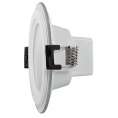 LED стъклен панел кръг/ 6W/ 4200K/ Неутрална светлина/ Влагозащитен IP44/ 220V-240VAC/ 120°