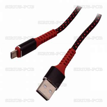 Кабел за данни DE-C25M / Micro USB / 1.0m / Черен