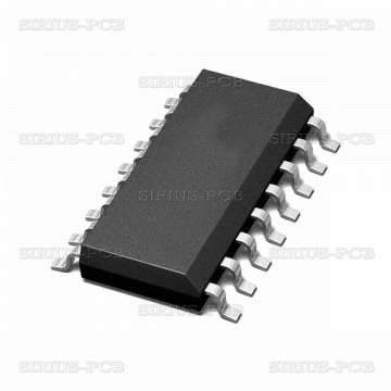Copy of Integrated circuit TTL 74HC14; SO14