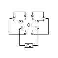 Електромагнитно реле универсално бобина 240VAC 250VAC/10A DPDT - 2NO+2NC JQX-10F