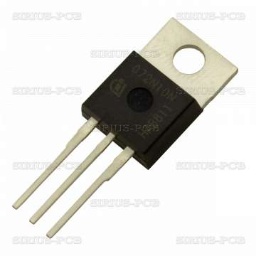 Транзистор MOSFET IPP072N10N3GXKSA1 / N-MOSFET / 100V / 80A / 150W / TO220