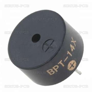 Piezo Buzzer BPT-14X, Audio Indicator; THT; 7mA