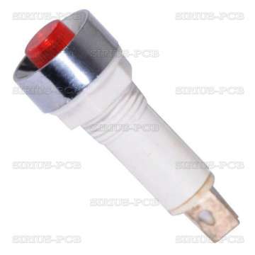 Лампа индикаторна глим XH024 / 220VAC / червена