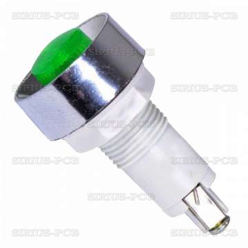 Лампа индикаторна LED XH020 / 220VAC / зелена